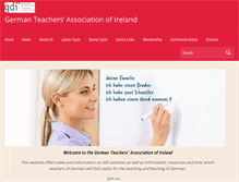 Tablet Screenshot of germanteachers.ie